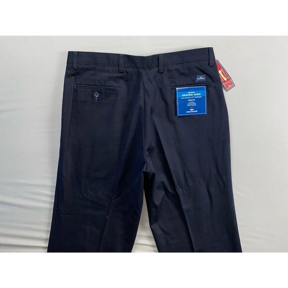 Dockers Classic Fit Original Khaki Flat Front Chino. Navy, Men's 36X32. NWT! - Picture 6 of 7